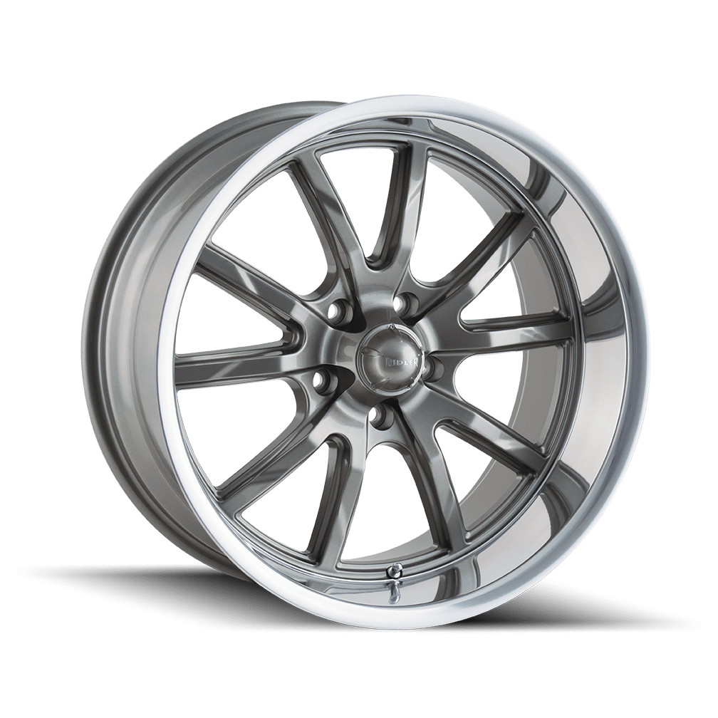 Ridler 650 Wheel – Grey / Polished Lip