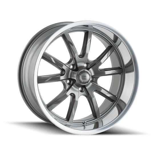Ridler 650 Wheel – Grey / Polished Lip