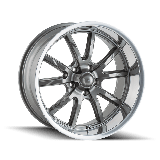 Ridler 650 Wheel – Grey / Polished Lip