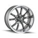 Ridler 650 Wheel – Grey / Polished Lip