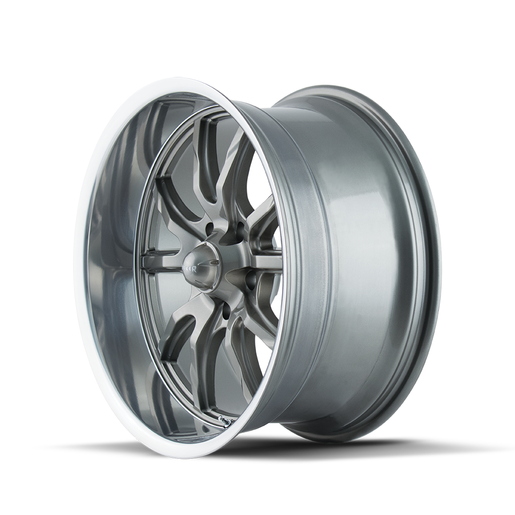 Ridler 650 Wheel – Grey / Polished Lip