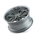 Ridler 650 Wheel – Grey / Polished Lip