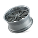 Ridler 650 Wheel – Grey / Polished Lip