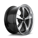 Ridler 652 Wheel – Gloss Black With Diamond Cut Face & Lip