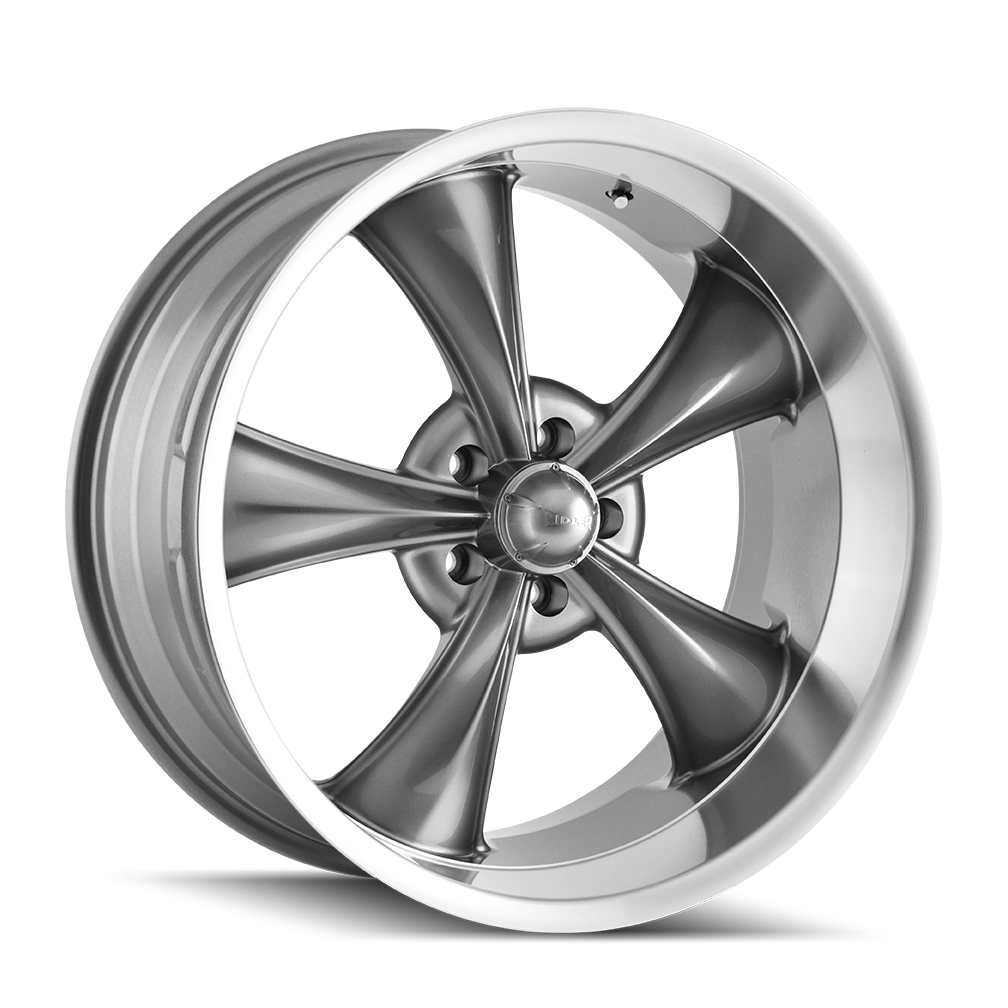 Ridler 695 Wheel – Grey / Machined Lip