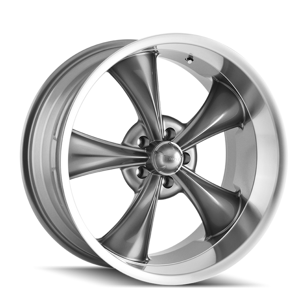 Ridler 695 Wheel – Grey / Machined Lip