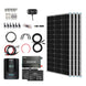 Renogy 400W 12V complete solar kit with two 100Ah self-heating lithium batteries