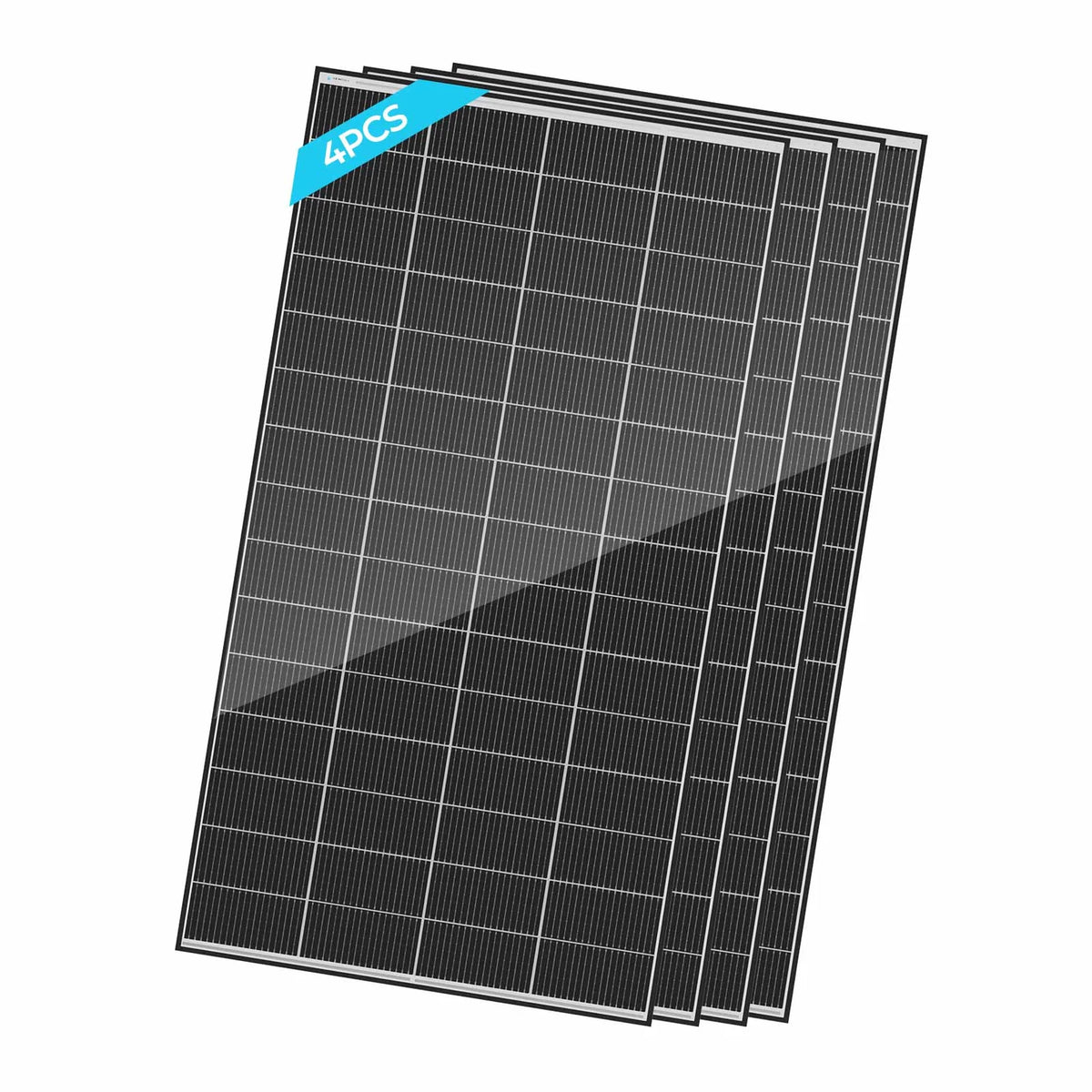 Renogy N-Type 320W monocrystalline solar panel, 4 pack