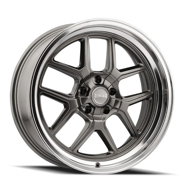 Ridler 610 Wheel – Gloss Grey with Polished Lip