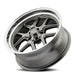 Ridler 610 Wheel – Gloss Grey with Polished Lip