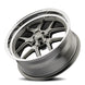 Ridler 610 Wheel – Gloss Grey with Polished Lip