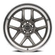 Ridler 610 Wheel – Gloss Grey with Polished Lip