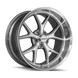 Ridler 661 Wheel – Gloss Grey with Diamond Cut Face and Lip