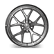 Ridler 661 Wheel – Gloss Grey with Diamond Cut Face and Lip