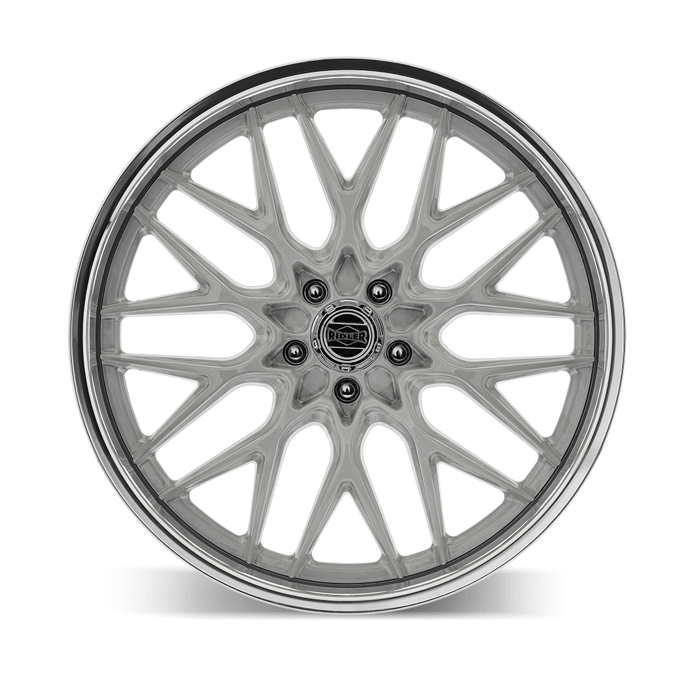 Ridler 661 Wheel – Brushed with Polished Lip