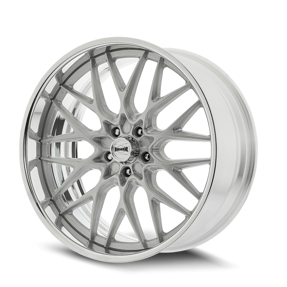Ridler 661 Wheel – Brushed with Polished Lip