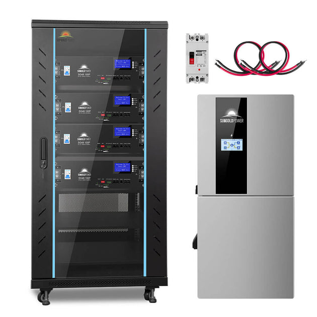 Sungold Power SGH-11N2E-s hybrid solar kit, 11.4kW split phase with 20.48kWh lithium battery, no solar panels