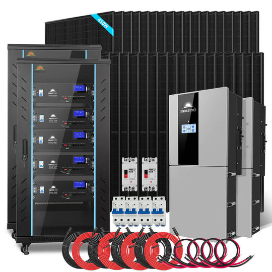 Sungold Power SGH-11N5E hybrid solar kit, 11.4kW split phase with 51.2kWh lithium battery and 36 x 440W solar panels
