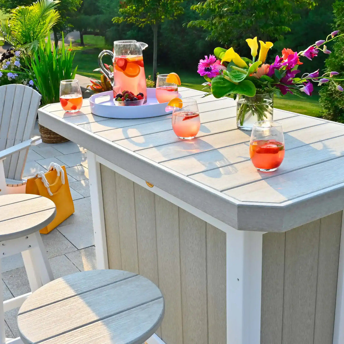LuxCraft poly outdoor serving bar