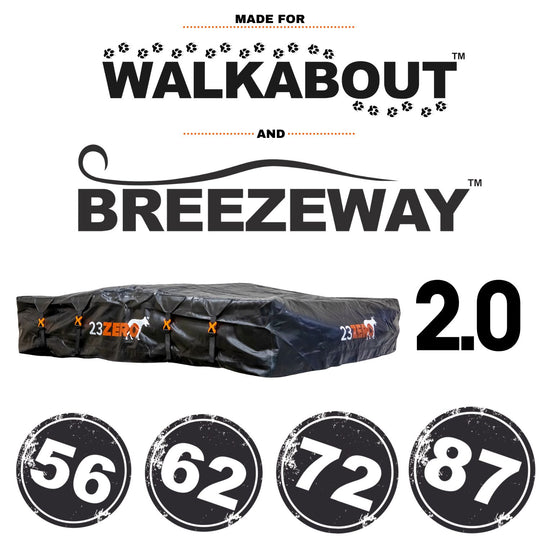 23ZERO Transit Cover for Walkabout 87 Roof Top Tent - Black