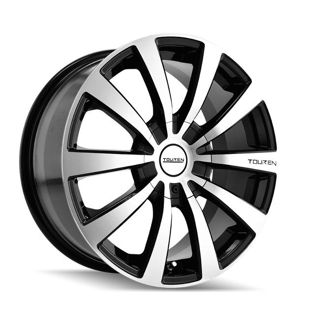 Touren TR3 3130 Wheel – Black / Machined Face