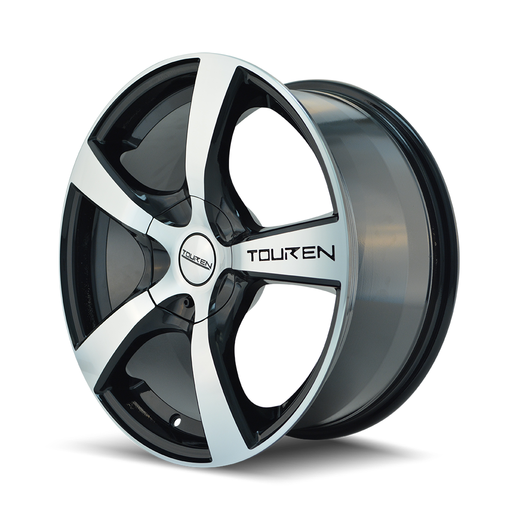 Touren TR9 3190 Wheel – Black / Machined Face