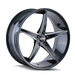 Touren TR70 3270 Wheel – Black / Milled Spokes