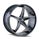 Touren TR70 3270 Wheel – Black / Milled Spokes