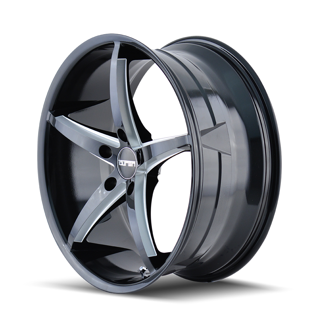 Touren TR70 3270 Wheel – Black / Milled Spokes