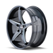 Touren TR70 3270 Wheel – Black / Milled Spokes