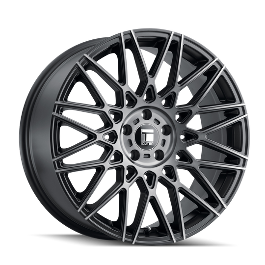 Touren TR78 3278 Wheel – Brushed Black w/ Dark Tint