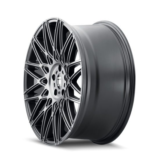 Touren TR78 3278 Wheel – Brushed Black w/ Dark Tint