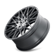 Touren TR78 3278 Wheel – Brushed Black w/ Dark Tint