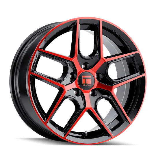Touren TR79 3279BRT Wheel – Gloss Black with Red Tinted Face
