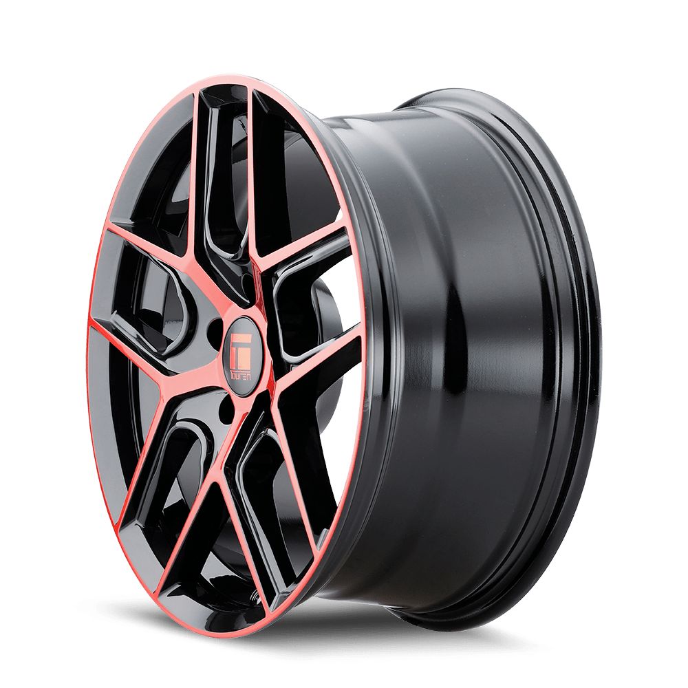 Touren TR79 3279BRT Wheel – Gloss Black with Red Tinted Face