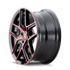 Touren TR79 3279BRT Wheel – Gloss Black with Red Tinted Face