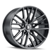 Touren TR91 3291 Wheel (5-Lug) – Brushed Matte Black w/ Dark Tint