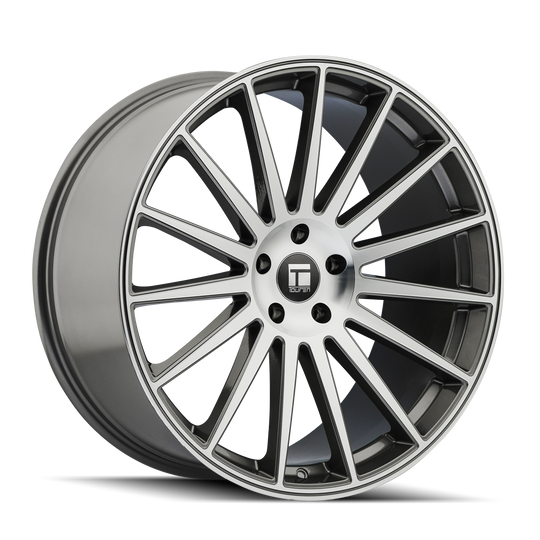 Touren TR92 3292GT Wheel – Gloss Graphite w/ Machined Face