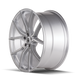 Touren TF01 3501 Wheel – Brushed Silver Gloss