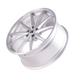 Touren TF02 3502 Wheel – Brushed Silver Gloss