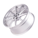 Touren TF02 3502 Wheel – Brushed Silver Gloss