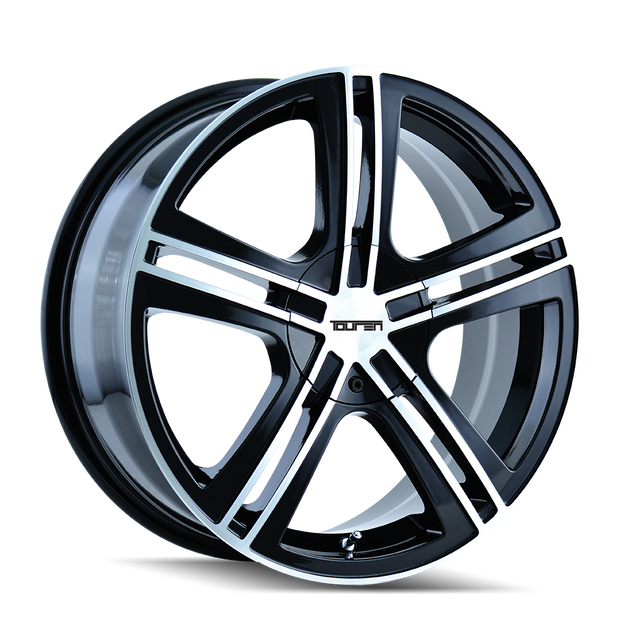 Touren TR62 3262 Wheel – Black w/ Machined Face