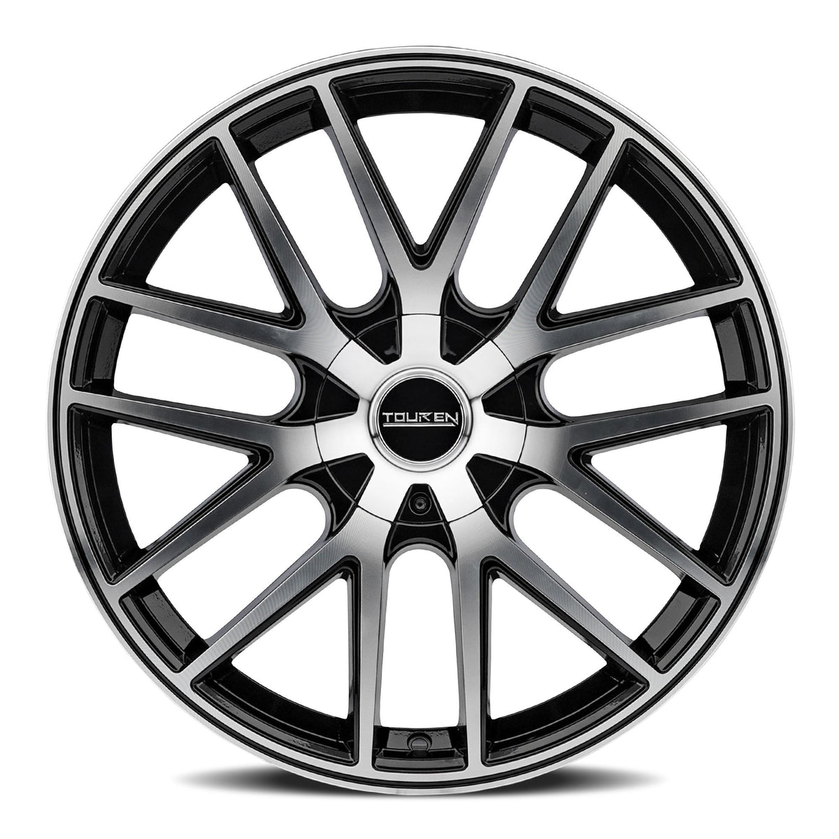 Touren TR60 3260 Wheel – Black / Machined Face & Ring