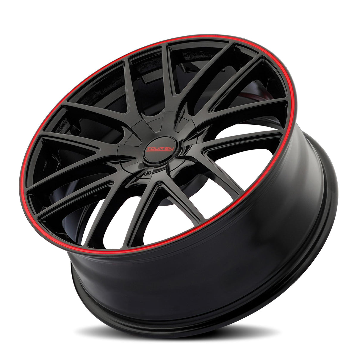 Touren TR60 3260 Wheel – Black / Red Ring