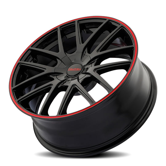 Touren TR60 3260 Wheel – Black / Red Ring