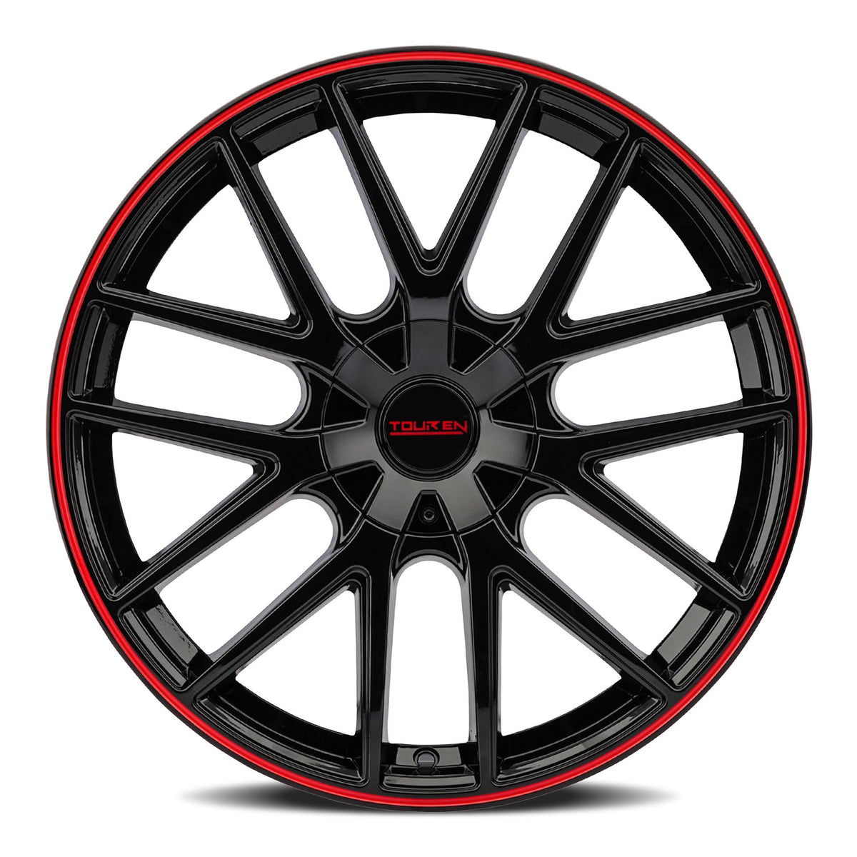 Touren TR60 3260 Wheel – Black / Red Ring