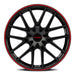 Touren TR60 3260 Wheel – Black / Red Ring