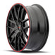 Touren TR60 3260 Wheel – Black / Red Ring