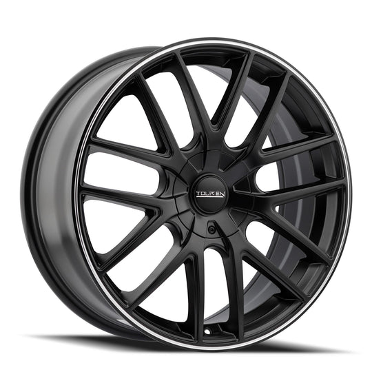 Touren TR60 3260 Wheel – Matte Black / Machined Ring