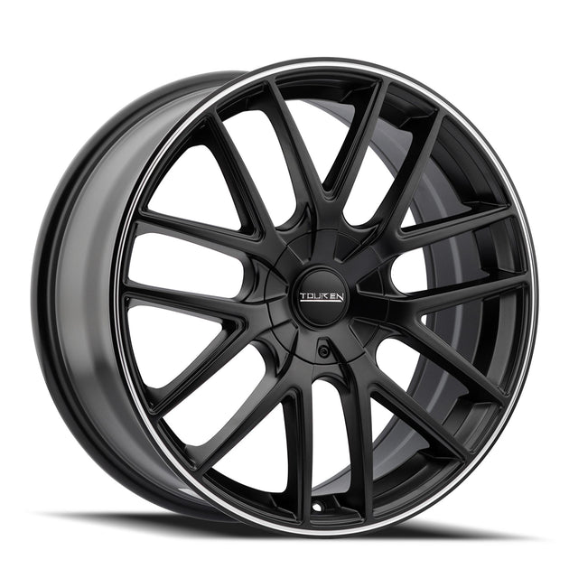Touren TR60 3260 Wheel – Matte Black / Machined Ring
